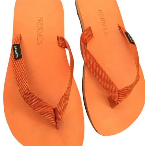 hermes flip flops orange|hermes flip flops women's.